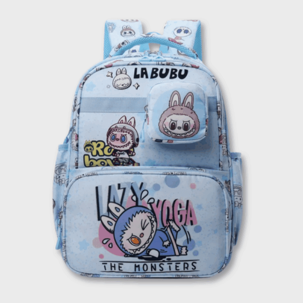 Labubu Backpack Fashion Blue Backpack