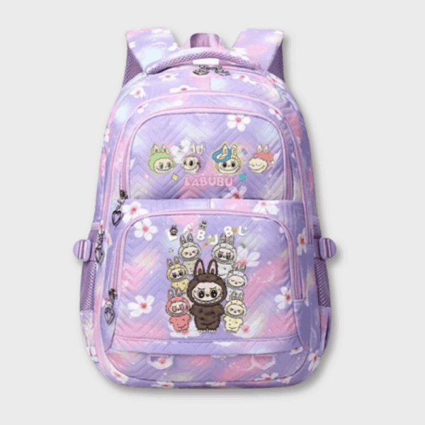 Labubu Backpack Fashion Purple Backpack