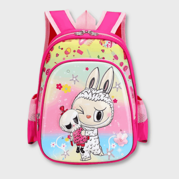 Labubu Backpack Pink Childrens School Bag