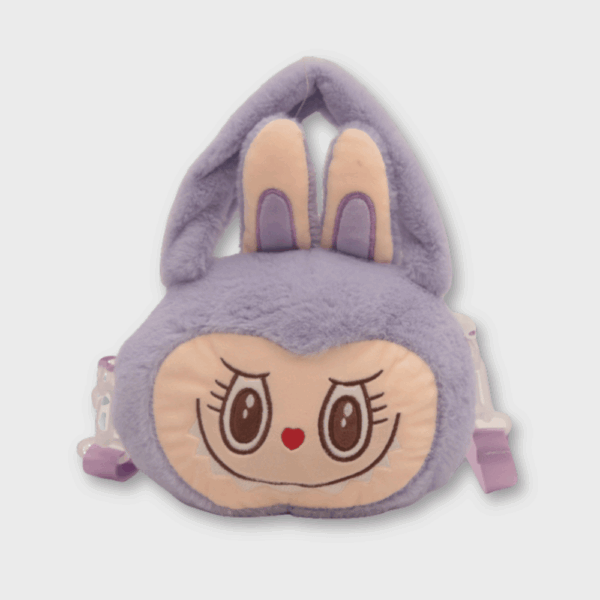 Labubu Backpack Portable Handbag Purple