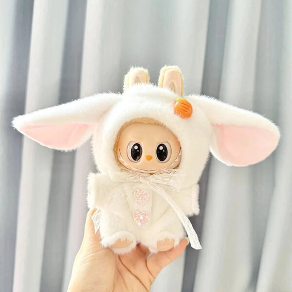 Labubu Clothes Handmade Kawaii Bunny Overalls Outfit 2