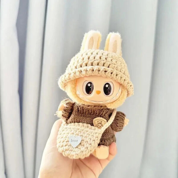 Labubu Clothes Handmade Labubu Crochet Animal outfits 2