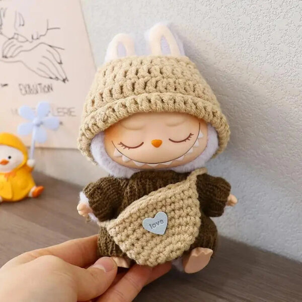 Labubu Clothes Handmade Labubu Crochet Animal outfits 7