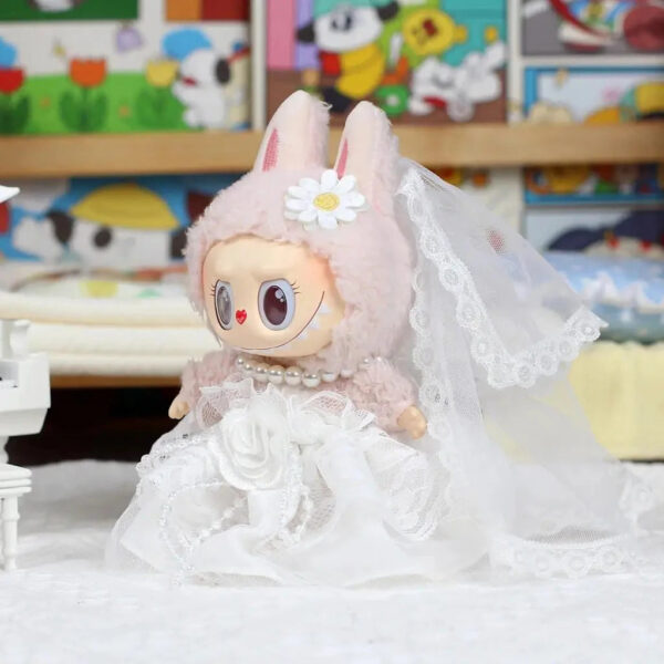 Labubu Clothes Handmade wedding Marriage couple Outfit 1