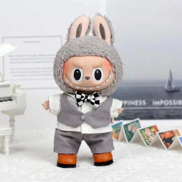 Labubu Clothes Handmade wedding Marriage couple Outfit 3