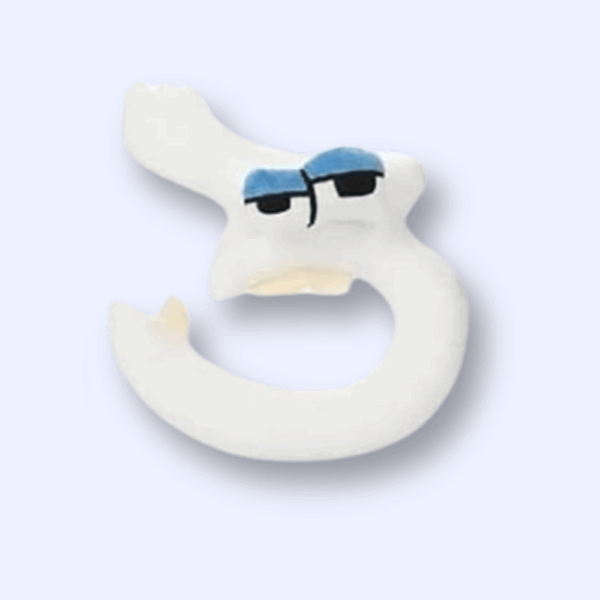 Number Lore 3 Plush Type B