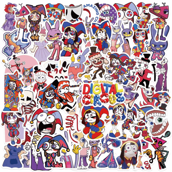 Digital Circus Stickers 2