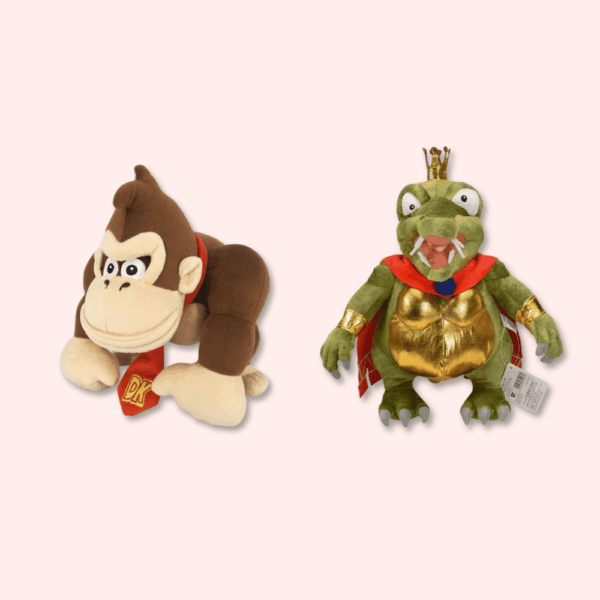 Donkey Kong and King K Rool Plush 2PCS