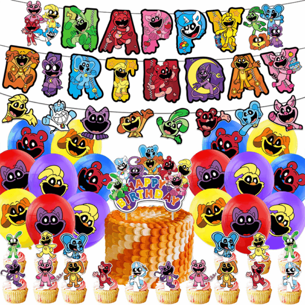 Smiling Critters Birthday Party Decorations 2