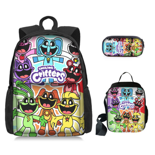 Smiling Critters Backpack Set 1