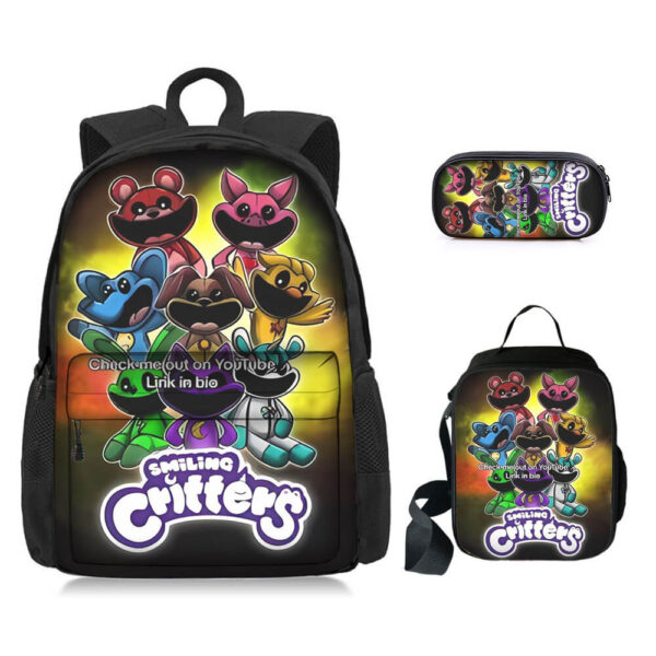 Smiling Critters Backpack Set 3