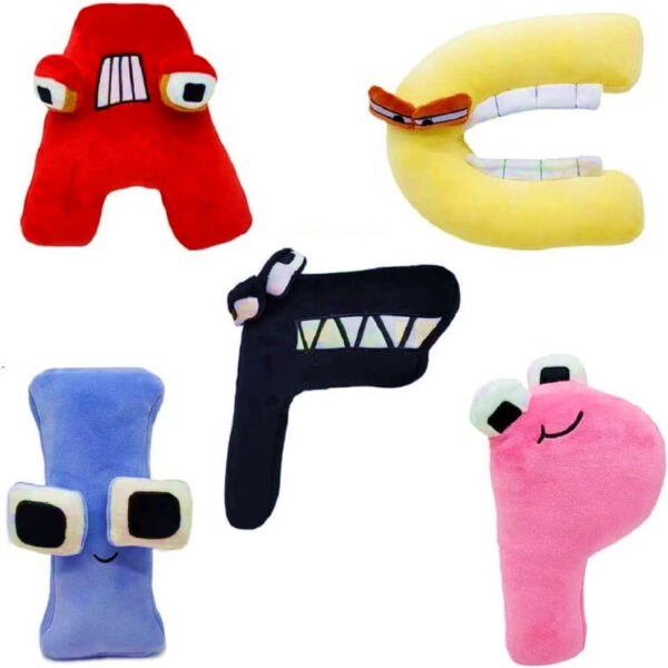 Alphabet Lore Plush Toys 5 pcs 1