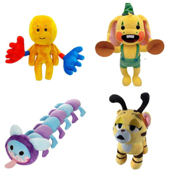 2022 Bunzo Bunny Plush Toys Pj Pug A Pillar Caterpillar Dog Stuffed Dolls Player Bee Cat