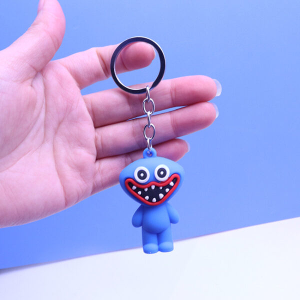 2022 Popular Huggy Wuggy Toys Keychain Game Scary Character For Car Bag Keyring Christmas Hanging Pendant 2
