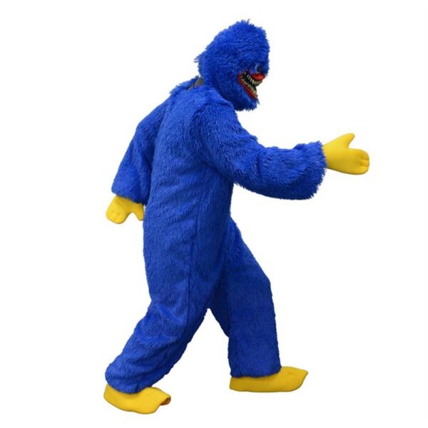 Adult Huggy Wuggy Costume Plush Poppy Playtime Game Cosplay Costume Horror Sausage Monster Bodysuit Headgear Outfits 3