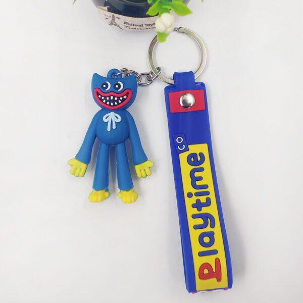 Hot Cartoon Sausage Monster Huggys Wuggys Poppy s Play Time Doll Ornament Keychain Cute Anime Bag 2