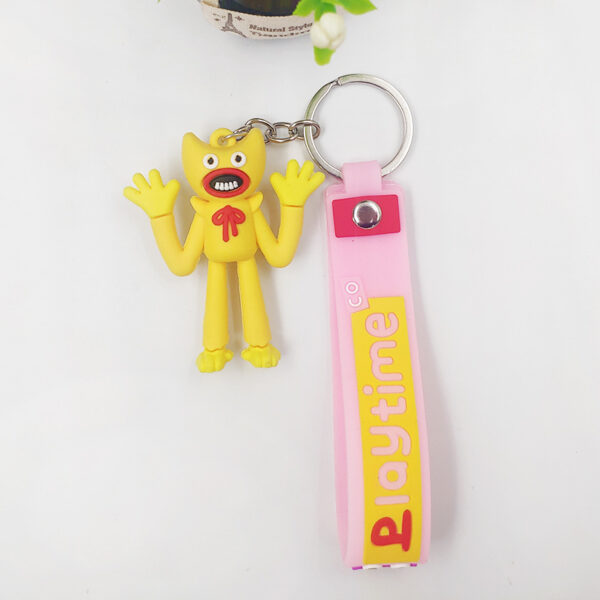 Hot Cartoon Sausage Monster Huggys Wuggys Poppy s Play Time Doll Ornament Keychain Cute Anime Bag 3