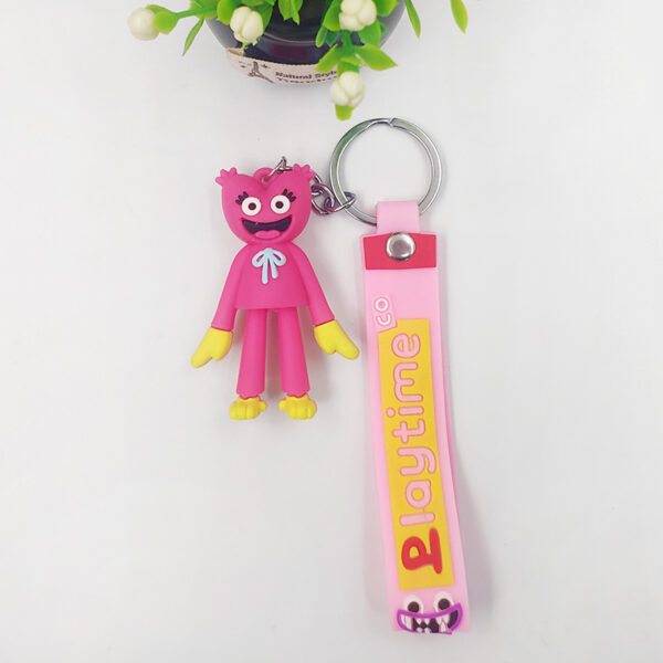 Hot Cartoon Sausage Monster Huggys Wuggys Poppy s Play Time Doll Ornament Keychain Cute Anime Bag 4