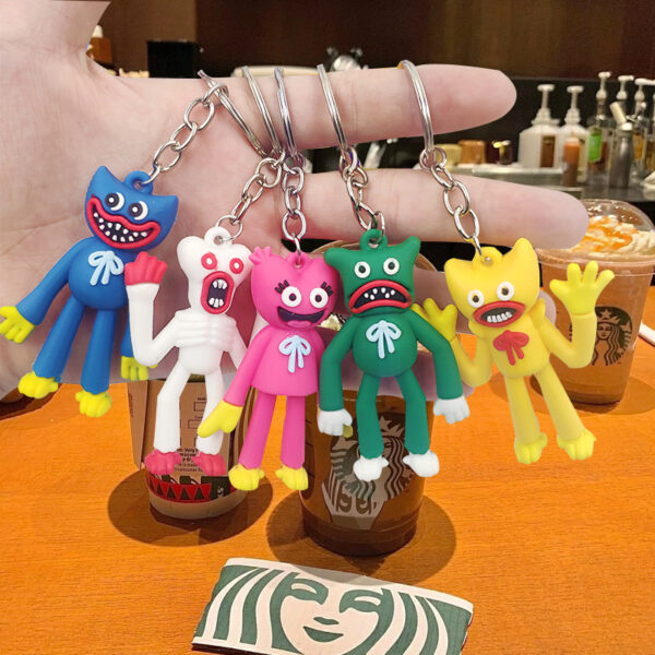 Hot Cartoon Sausage Monster Huggys Wuggys Poppy s Play Time Doll Ornament Keychain Cute Anime Bag