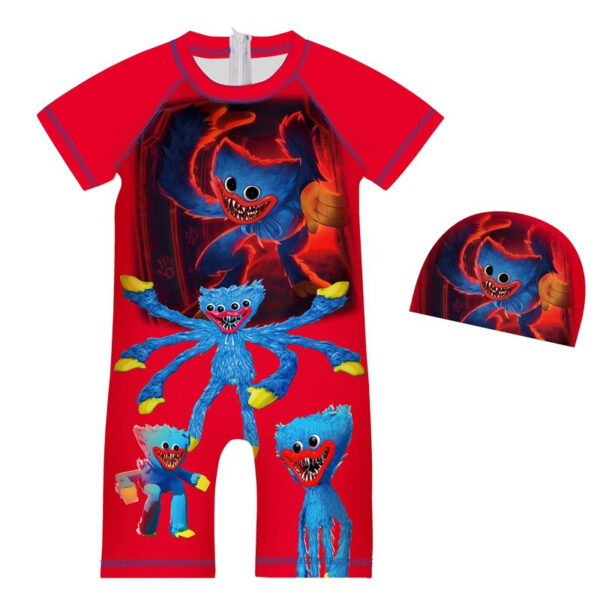 Huggy Wuggy Poppy Playtime Swim Suit 3