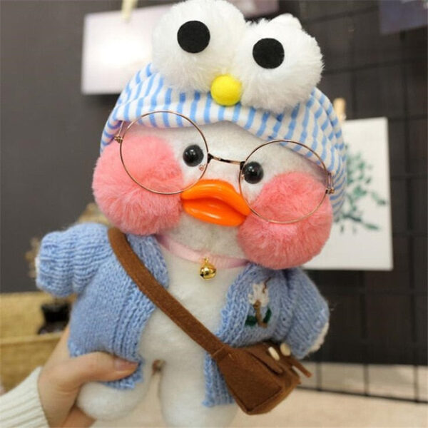 Kawaii Cartoon LaLafanfan 30cm Cafe Duck Plush Toy Stuffed Soft Kawaii Duck Doll Animal Pillow Birthday 39ebce8c 6961 4fa5 870a d58b071571d3
