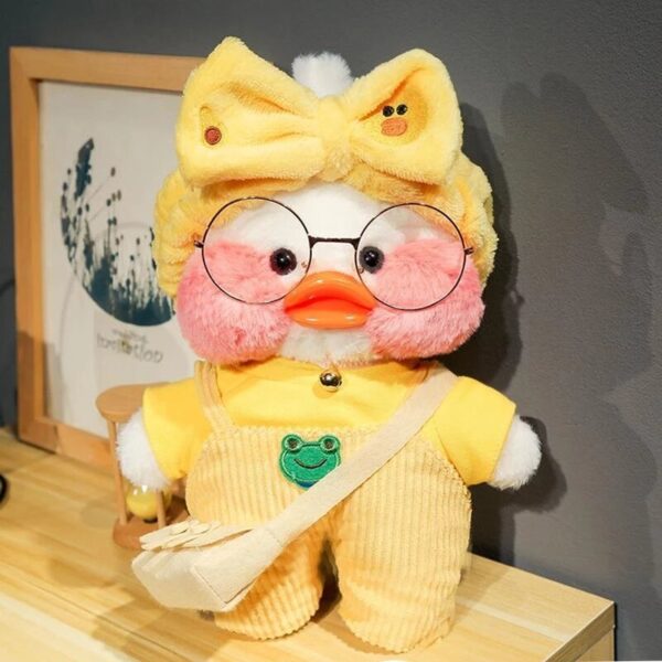 Kawaii Cartoon LaLafanfan 30cm Cafe Duck Plush Toy Stuffed Soft Kawaii Duck Doll Animal Pillow Birthday 98bf40e0 be25 4c50 8f10 d439b29f4907