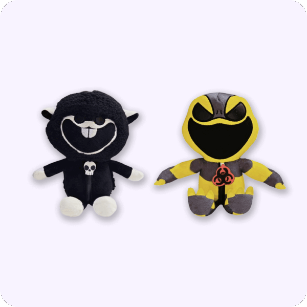Nightmare Critters Plush Bundle 2PCS Baba And Icky