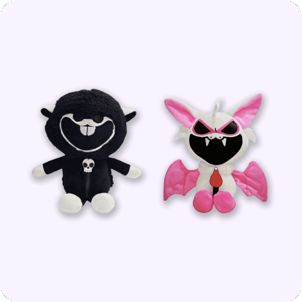 Nightmare Critters Plush Bundle 2PCS Baba and Rabie