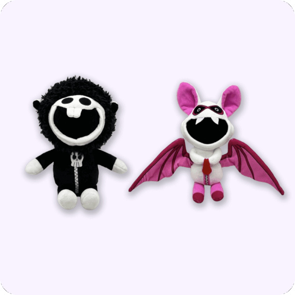Nightmare Critters Plush Bundle 2PCS New Design Baba and Rabie