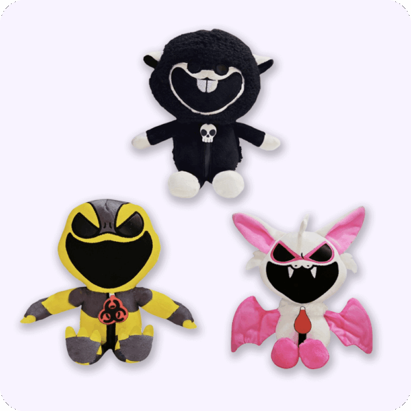 Nightmare Critters Plush Bundle 3PCS Type A