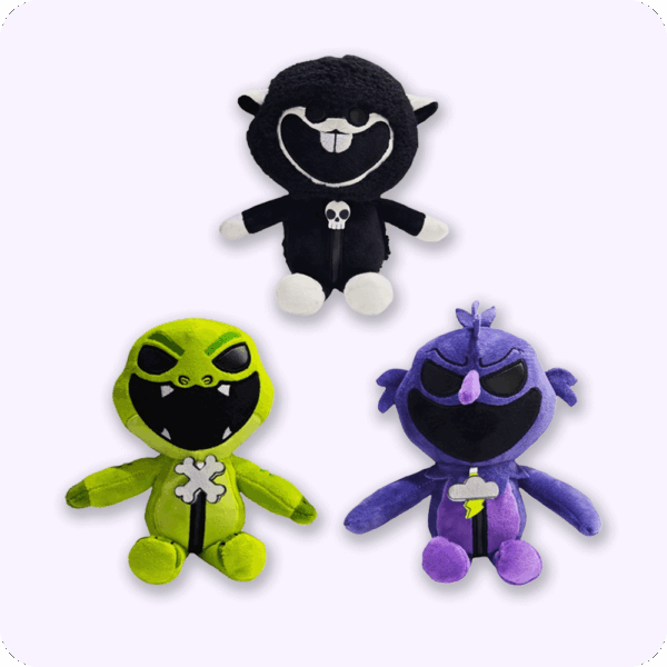 Nightmare Critters Plush Bundle 3PCS Type B