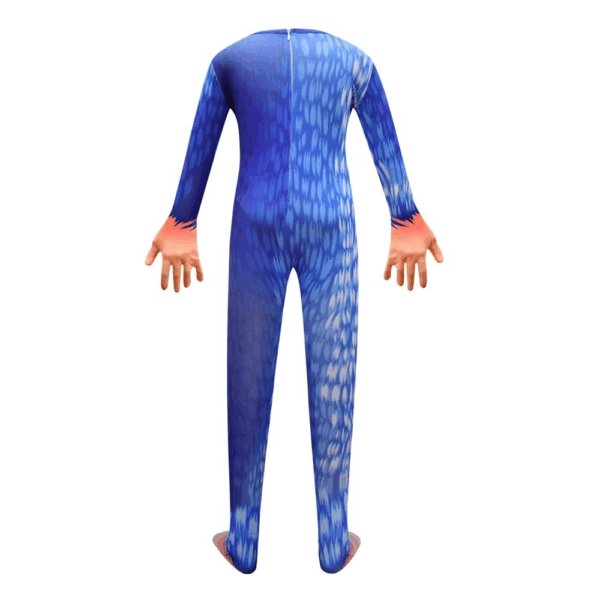 Poppy Huggy Wuggy Cosplay Costume with Mask Kids Halloween Fancy Jumpsuits 3